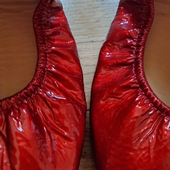 Tieks by Gavrieli Red Diamond Patent Ballet Flats Special Edition Womens size 11 - Picture 10 of 16
